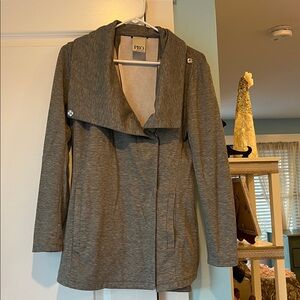 Gray PBO Shawl Collar Jacket
